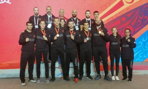 medals for the national sanda team